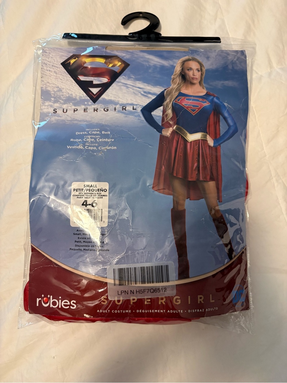 Rubie's Supergirl Costume in Blue and Red